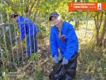 Субботник в месте воинских захоронений